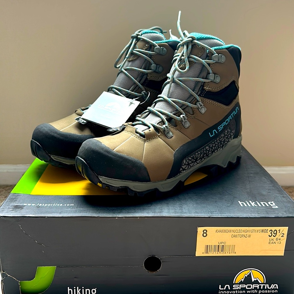 La Sportiva Nucleo High II GTX Womens Size 8 (39.5) WIDE